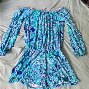 Lilly Pulitzer Tortuga Time Romper Size XS